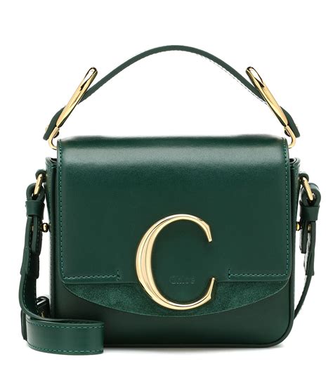 chloe c mini bag green|chloe mini c bag black.